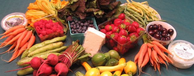 Fresh items from the market